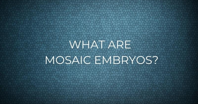 What are mosaic embryos